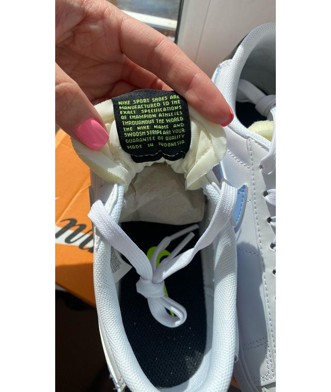 NIKE Белые кеды, фото 8