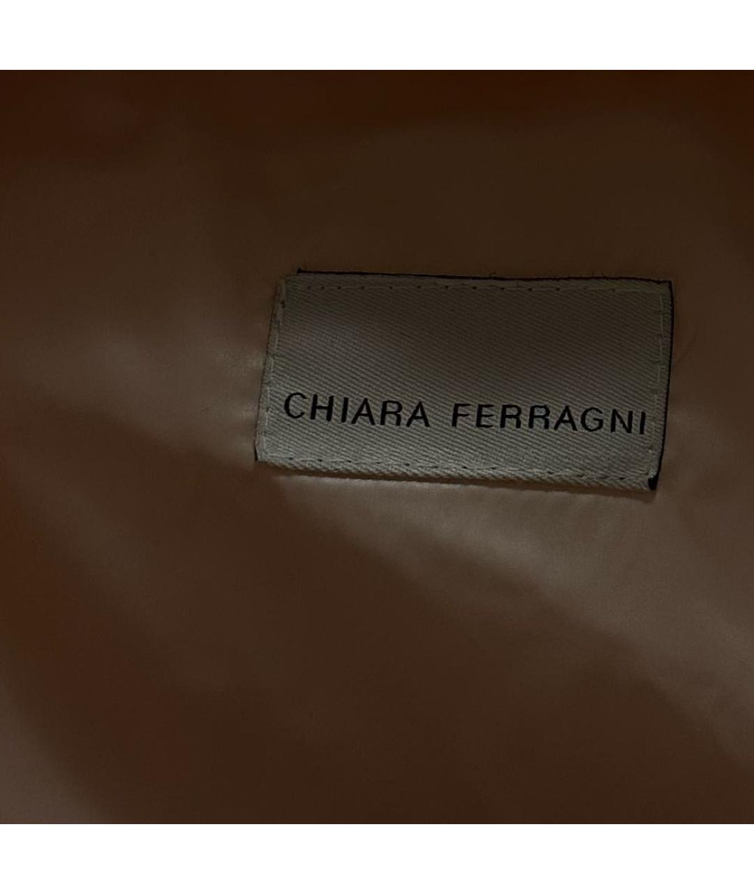 CHIARA FERRAGNI Розовый пуховик, фото 3