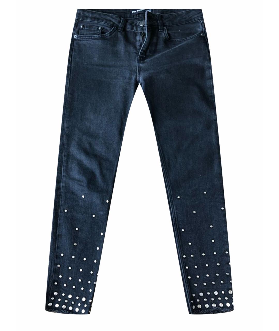 THE KOOPLES Серые хлопко-эластановые джинсы слим, фото 1