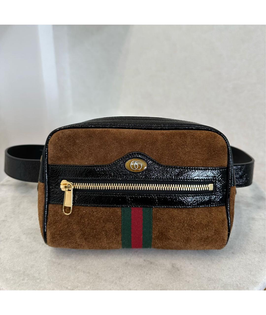 Gucci suede cheap fanny pack