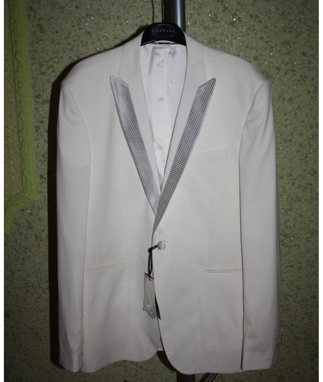 JOHN RICHMOND Белый шерстяной пиджак, фото 6