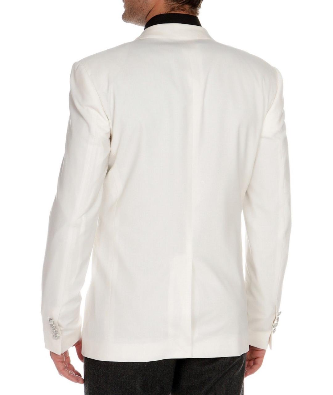 JOHN RICHMOND Белый шерстяной пиджак, фото 5