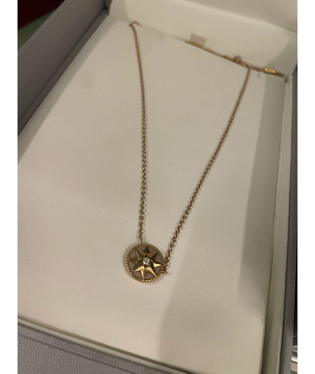 CHRISTIAN DIOR Золотая подвеска из розового золота, фото 2