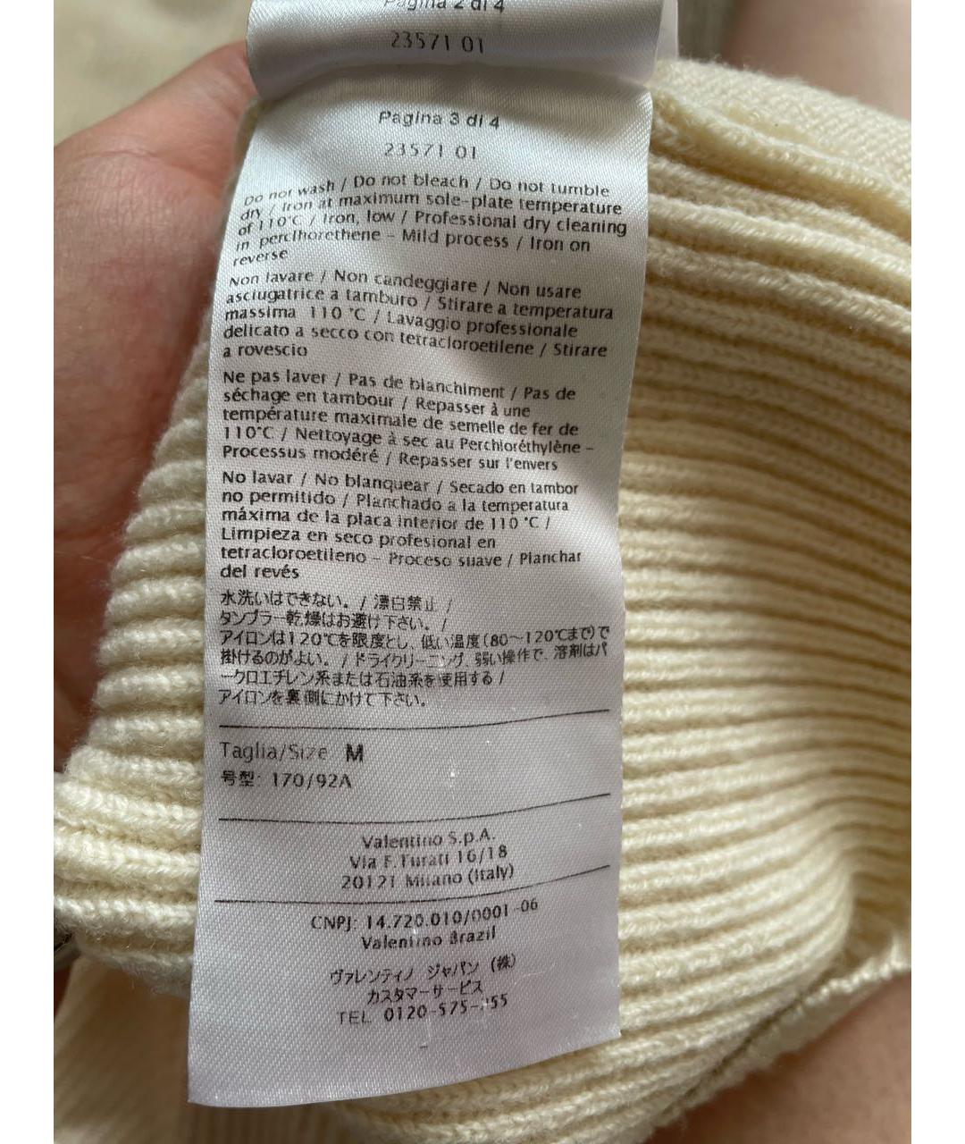 VALENTINO Шерстяной джемпер / свитер, фото 3