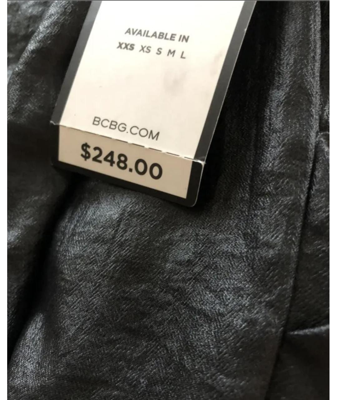 BCBG MAXAZRIA Черное полиэстеровое повседневное платье, фото 4