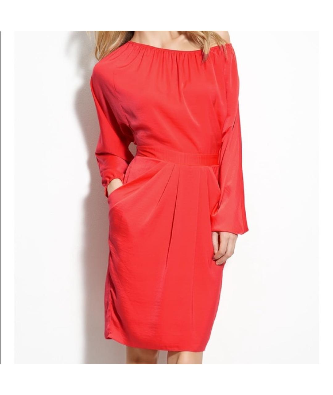 BCBG MAXAZRIA Черное полиэстеровое повседневное платье, фото 3