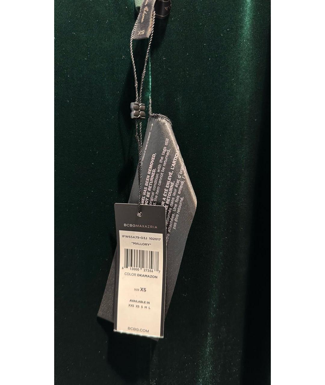 BCBG MAXAZRIA Зеленые вискозное вечернее платье, фото 3