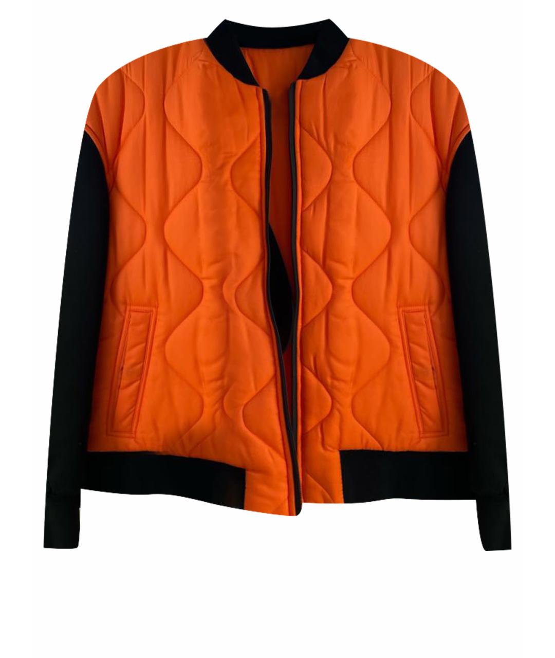 NEIL BARRETT Оранжевая синтетическая куртка, фото 1