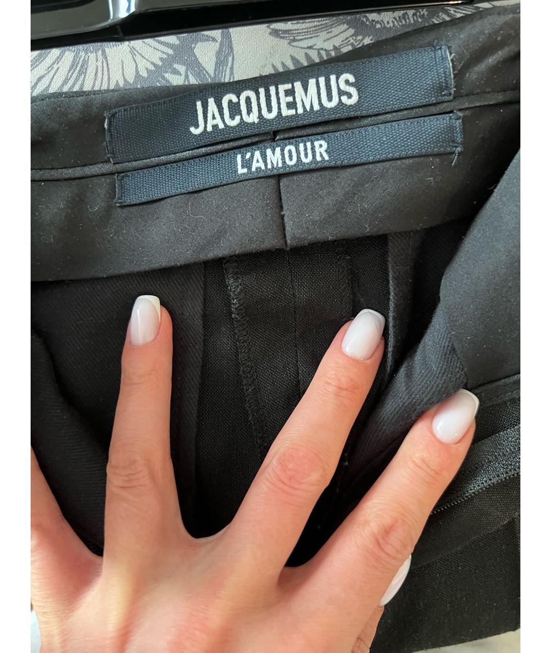 JACQUEMUS Черные капри, фото 3