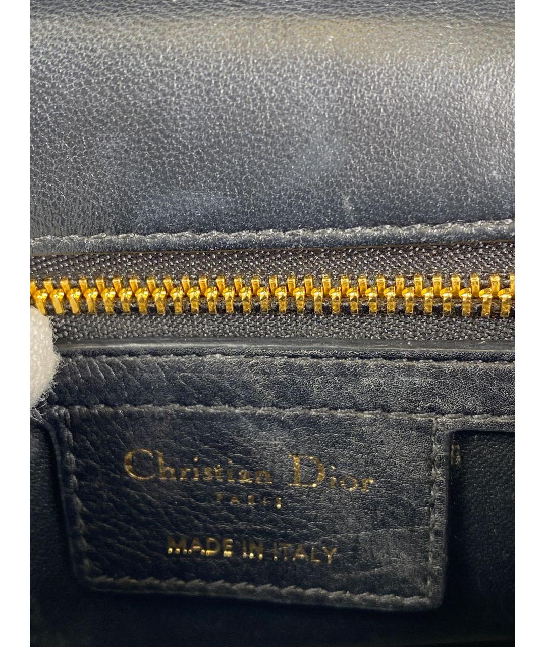 CHRISTIAN DIOR PRE-OWNED Черная сумка через плечо, фото 7