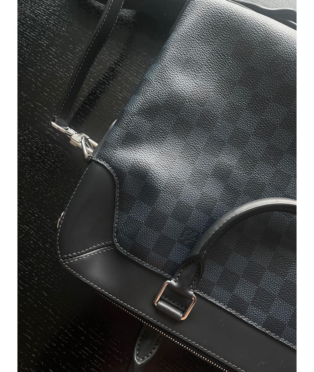 LOUIS VUITTON PRE-OWNED Серый кожаный портфель, фото 2