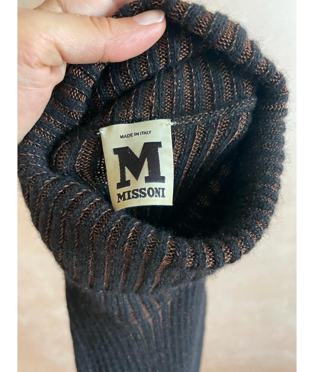 M MISSONI Коричневый шерстяной джемпер / свитер, фото 4