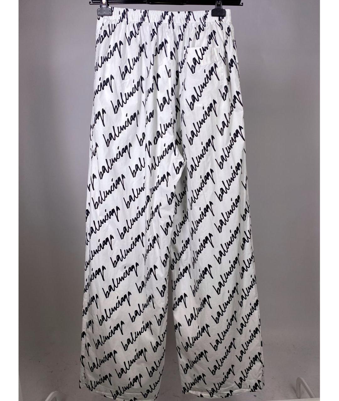 BALENCIAGA Белый хлопковый костюм с брюками, фото 6