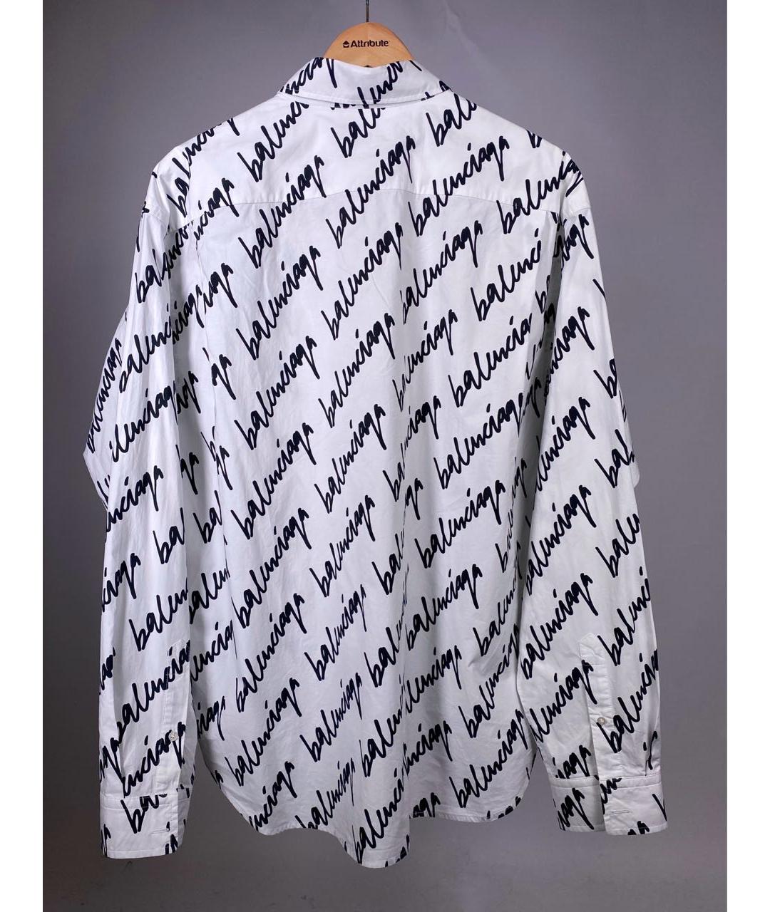BALENCIAGA Белый хлопковый костюм с брюками, фото 4
