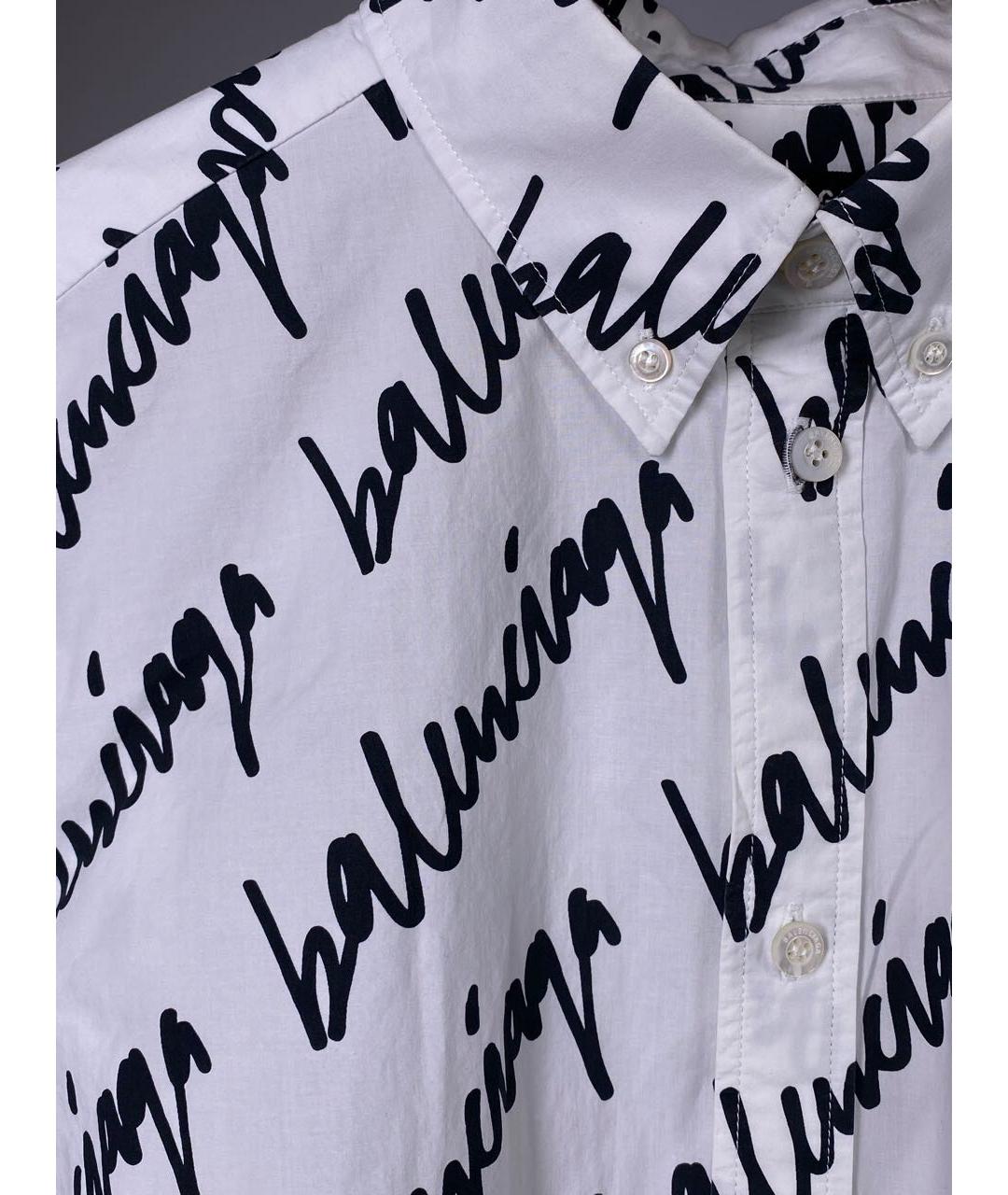 BALENCIAGA Белый хлопковый костюм с брюками, фото 3