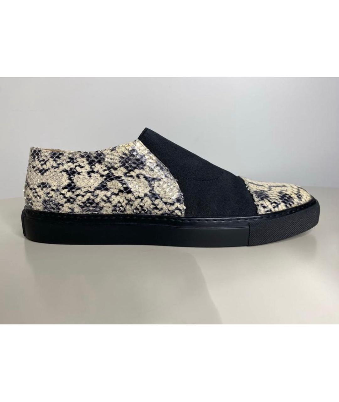 DRIES VAN NOTEN Бежевые слипоны из экзотической кожи, фото 7