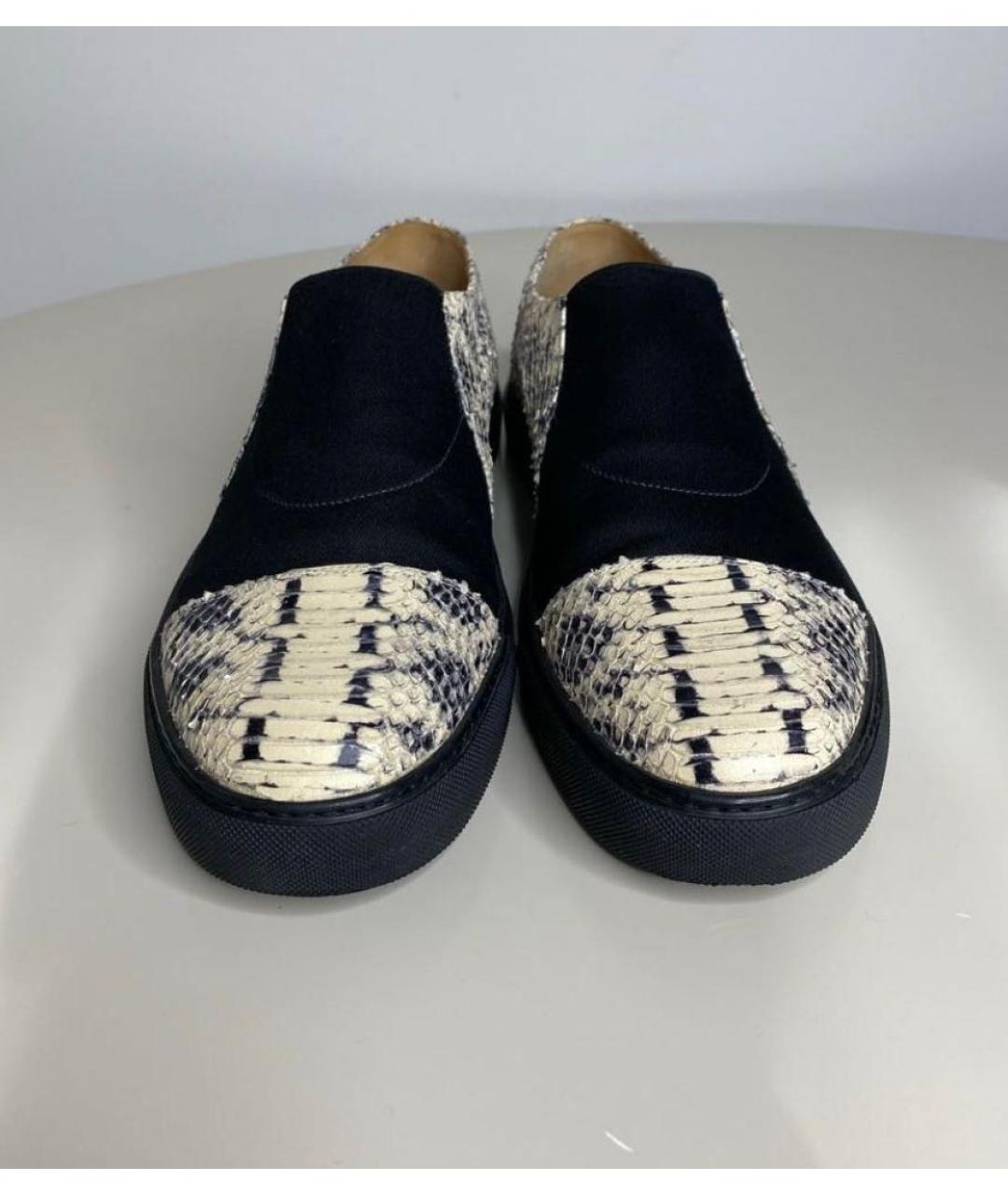 DRIES VAN NOTEN Бежевые слипоны из экзотической кожи, фото 2