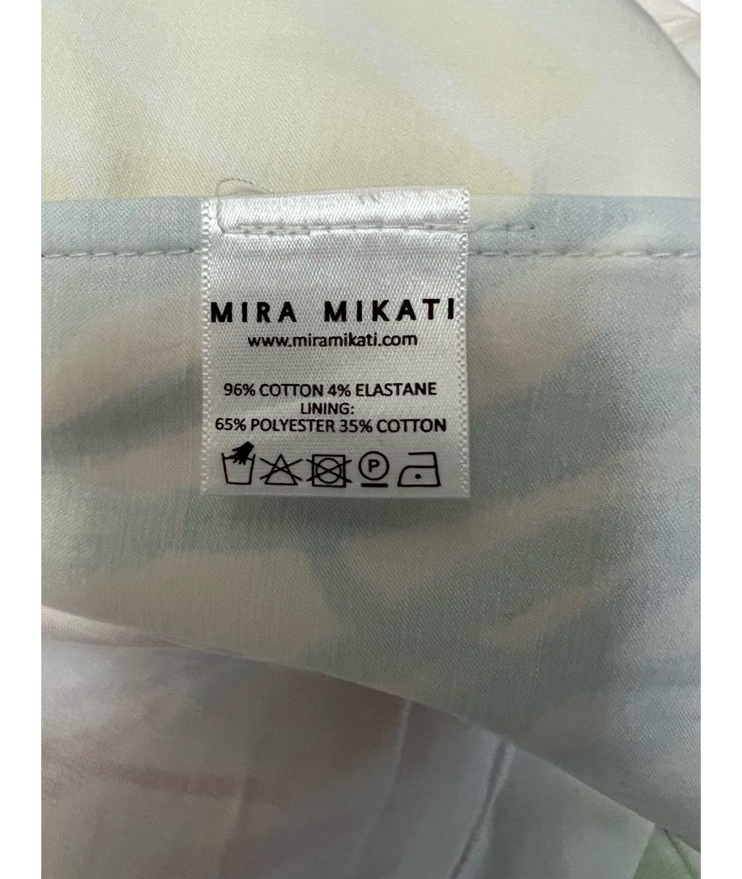 MIRA MIKATI Мульти хлопко-эластановая юбка миди, фото 5