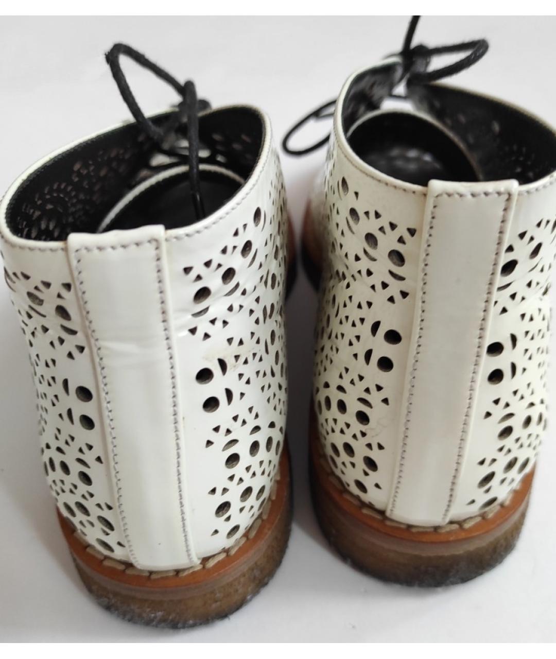 ALAIA Белые кожаные ботинки, фото 7