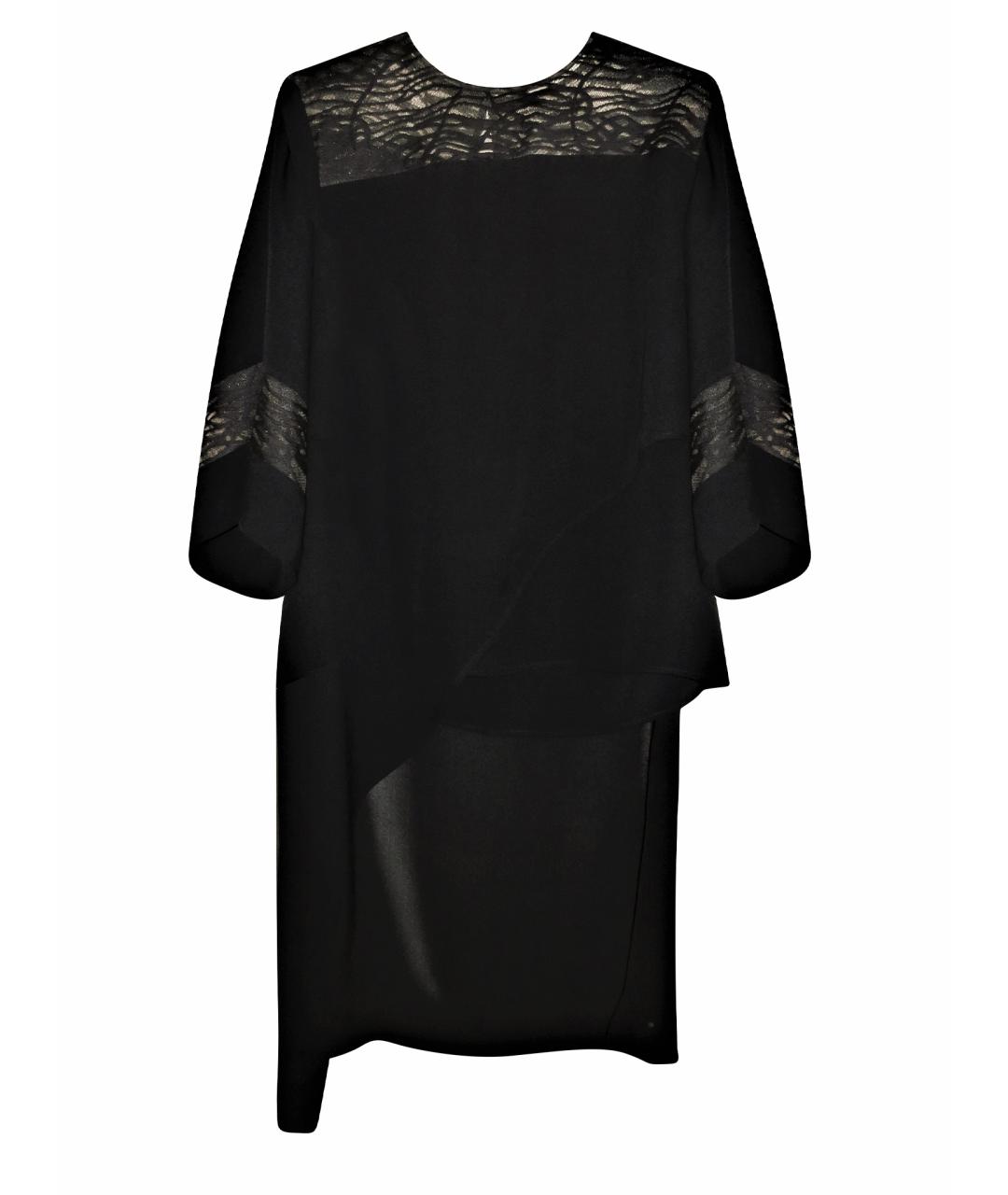 ELIE SAAB Черная шелковая блузы, фото 1