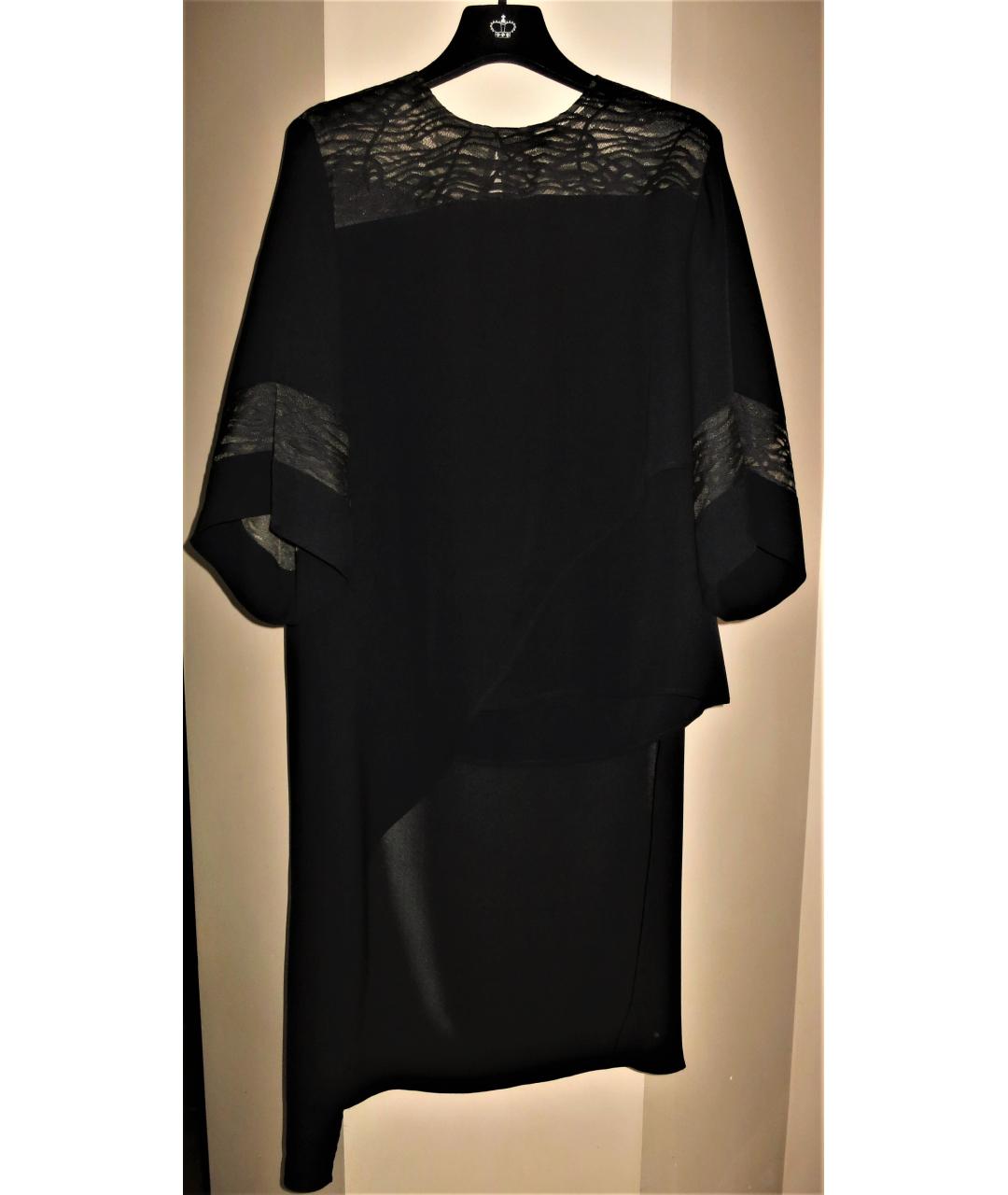 ELIE SAAB Черная шелковая блузы, фото 8