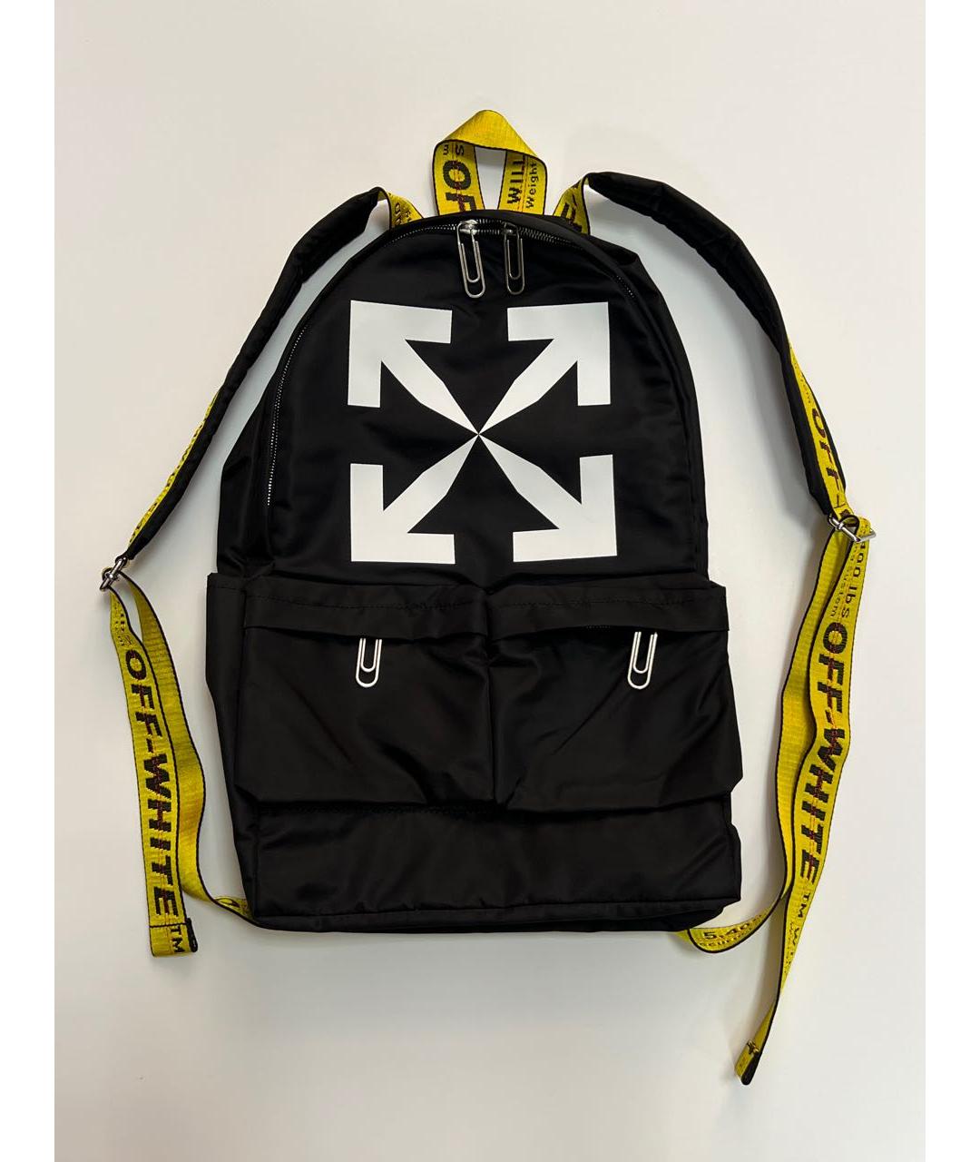 OFF-WHITE Черный рюкзак, фото 4