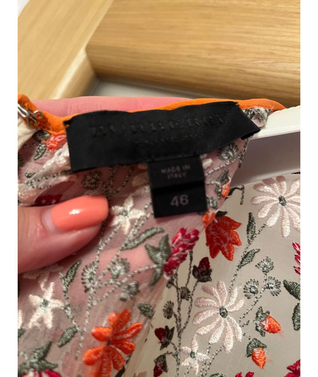 BURBERRY Бежевое коктейльное платье, фото 3