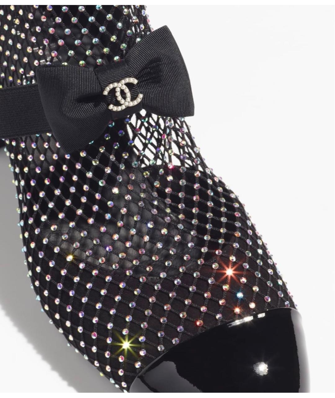 CHANEL Черные полусапоги, фото 2