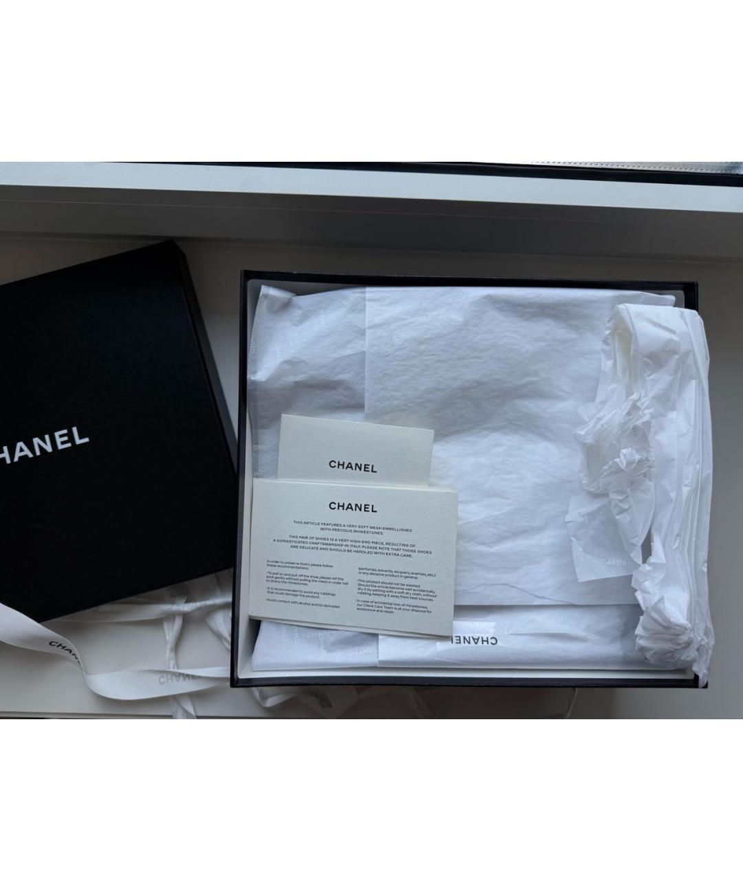 CHANEL Черные полусапоги, фото 4