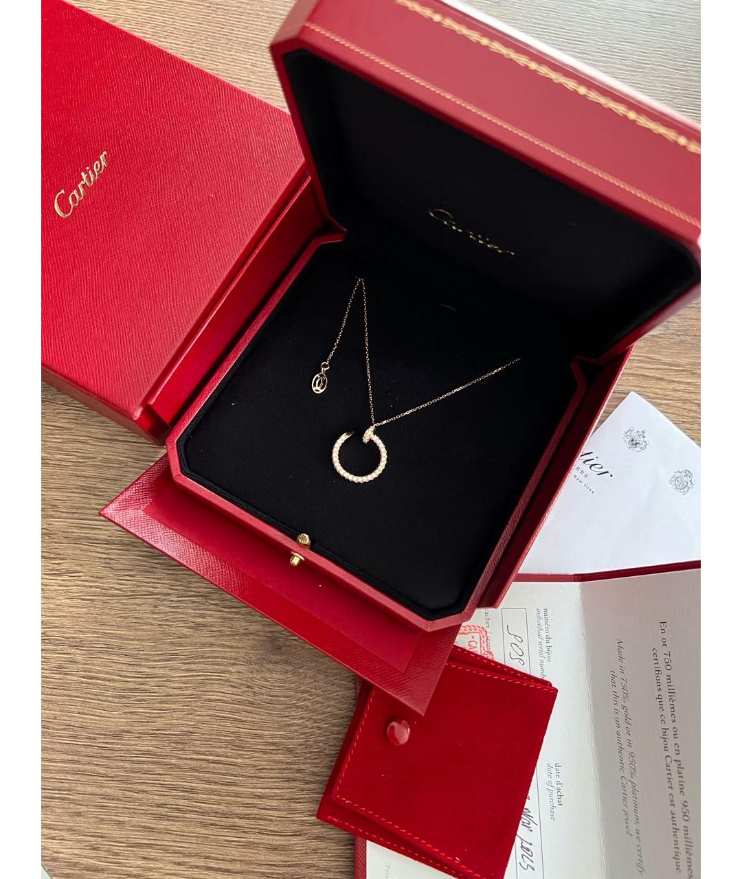 CARTIER Розовая подвеска из розового золота, фото 2