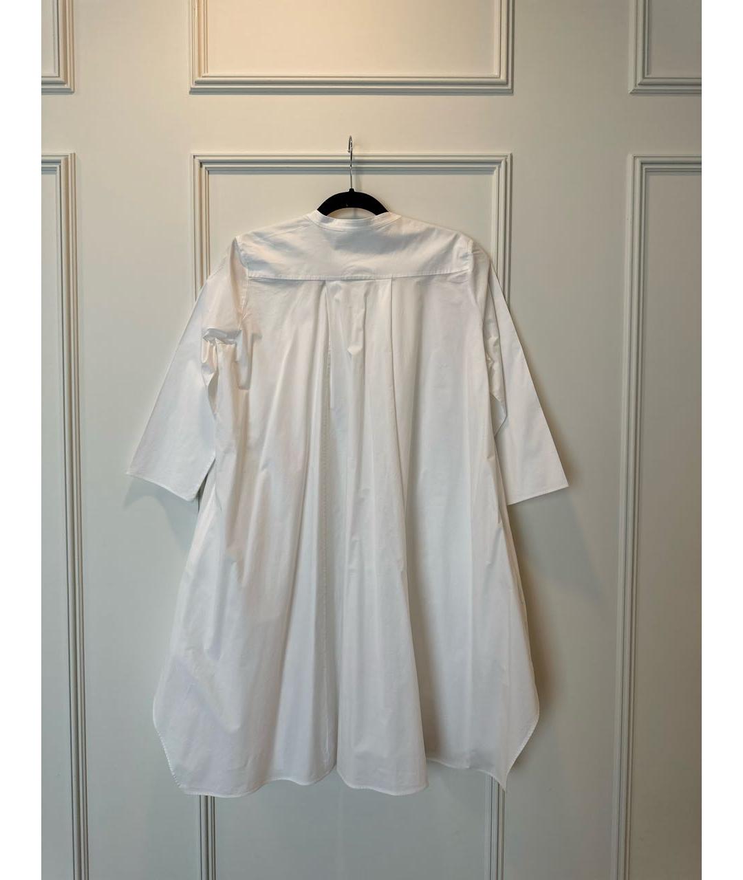 COS Белое хлопко-эластановое повседневное платье, фото 2