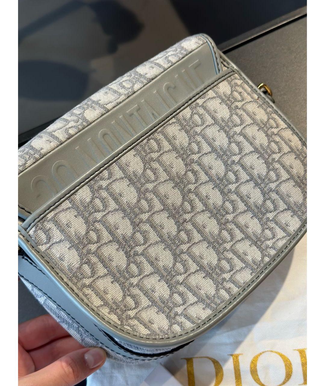 CHRISTIAN DIOR Серая сумка через плечо, фото 2