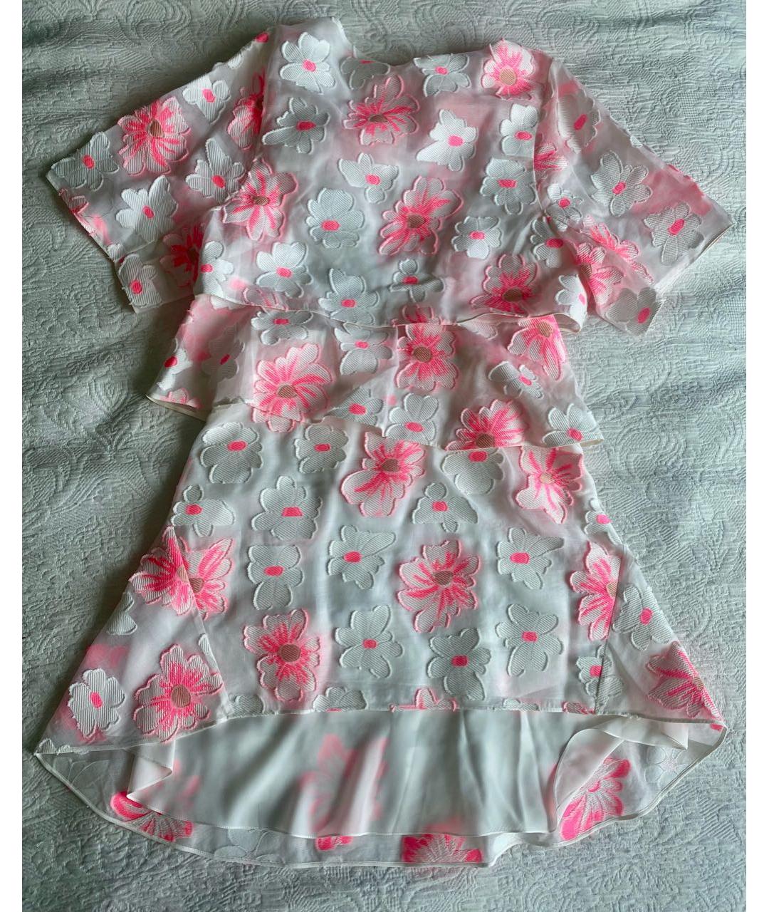 CHLOE Розовый ацетатный костюм с юбками, фото 3