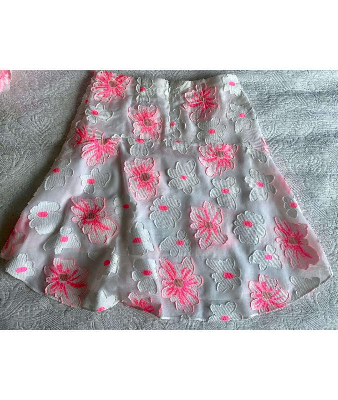 CHLOE Розовый ацетатный костюм с юбками, фото 8