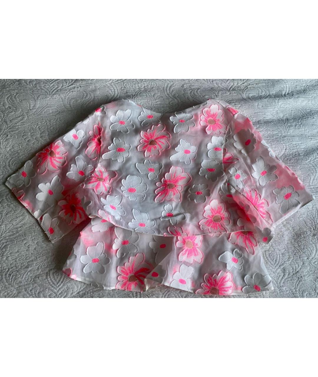 CHLOE Розовый ацетатный костюм с юбками, фото 5