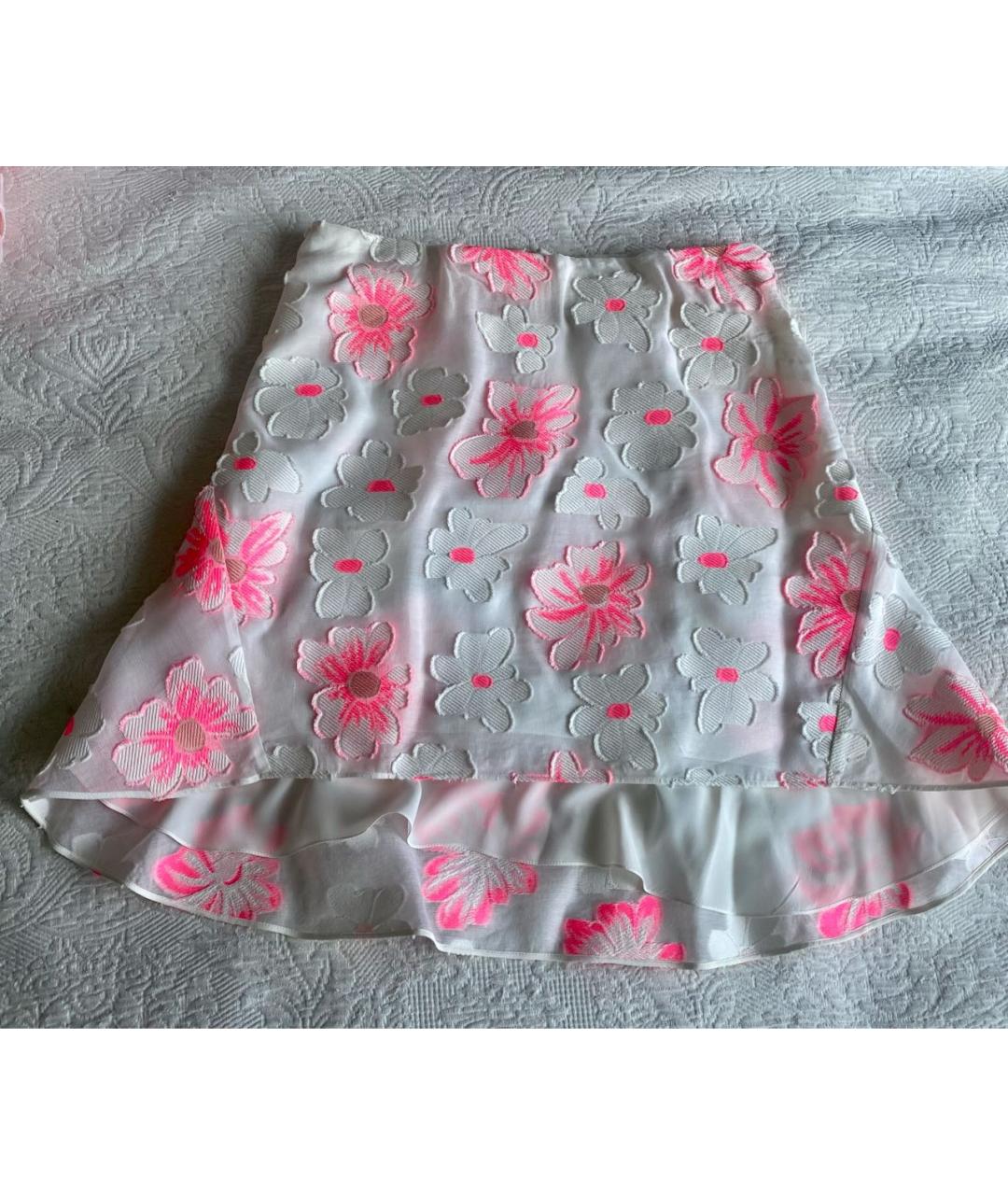 CHLOE Розовый ацетатный костюм с юбками, фото 7