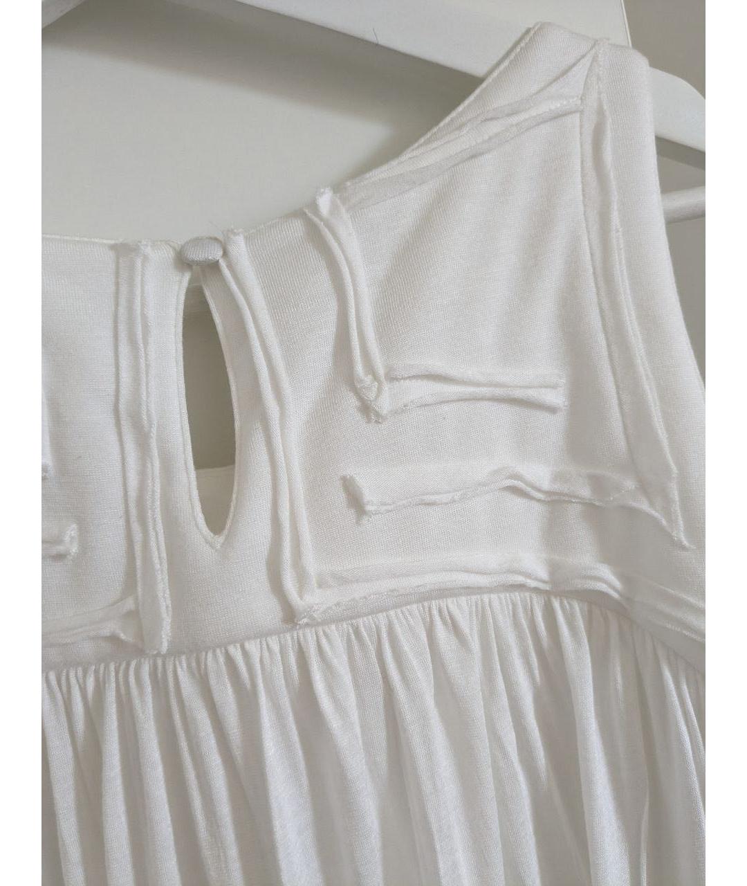 TOMAS MAIER Белое вискозное повседневное платье, фото 4