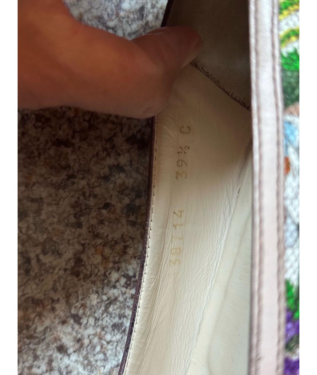 GUCCI Мульти текстильные балетки, фото 6