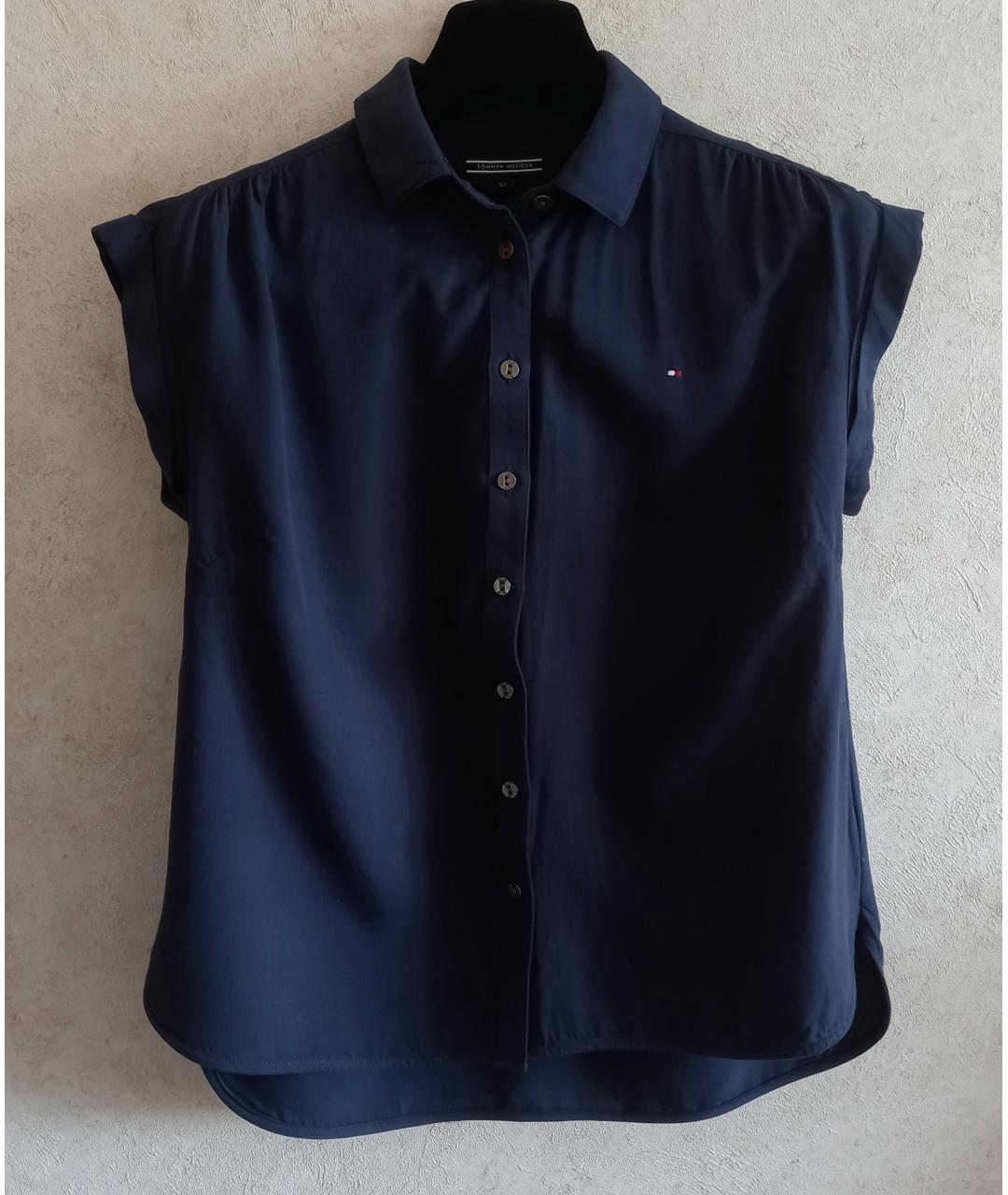TOMMY HILFIGER Темно-синяя рубашка/блузка, фото 5