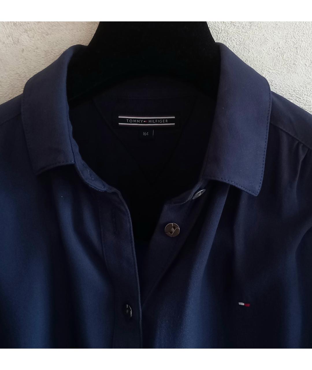 TOMMY HILFIGER Темно-синяя рубашка/блузка, фото 3