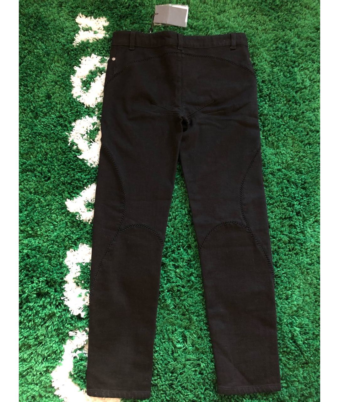 ALEXANDER MCQUEEN Черные хлопко-эластановые джинсы слим, фото 2
