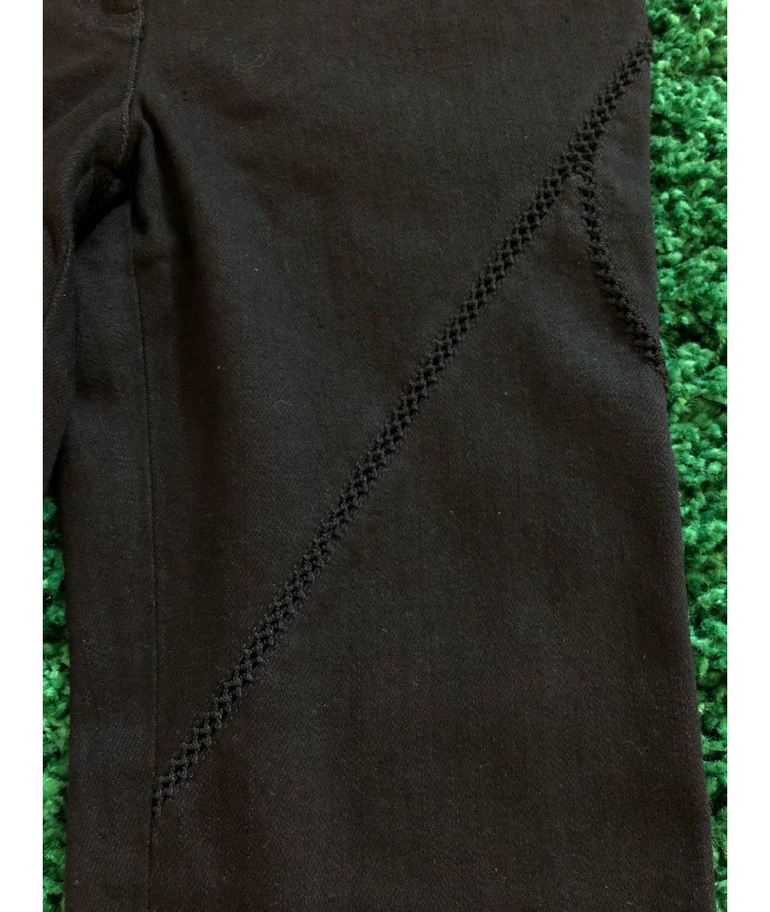 ALEXANDER MCQUEEN Черные хлопко-эластановые джинсы слим, фото 6