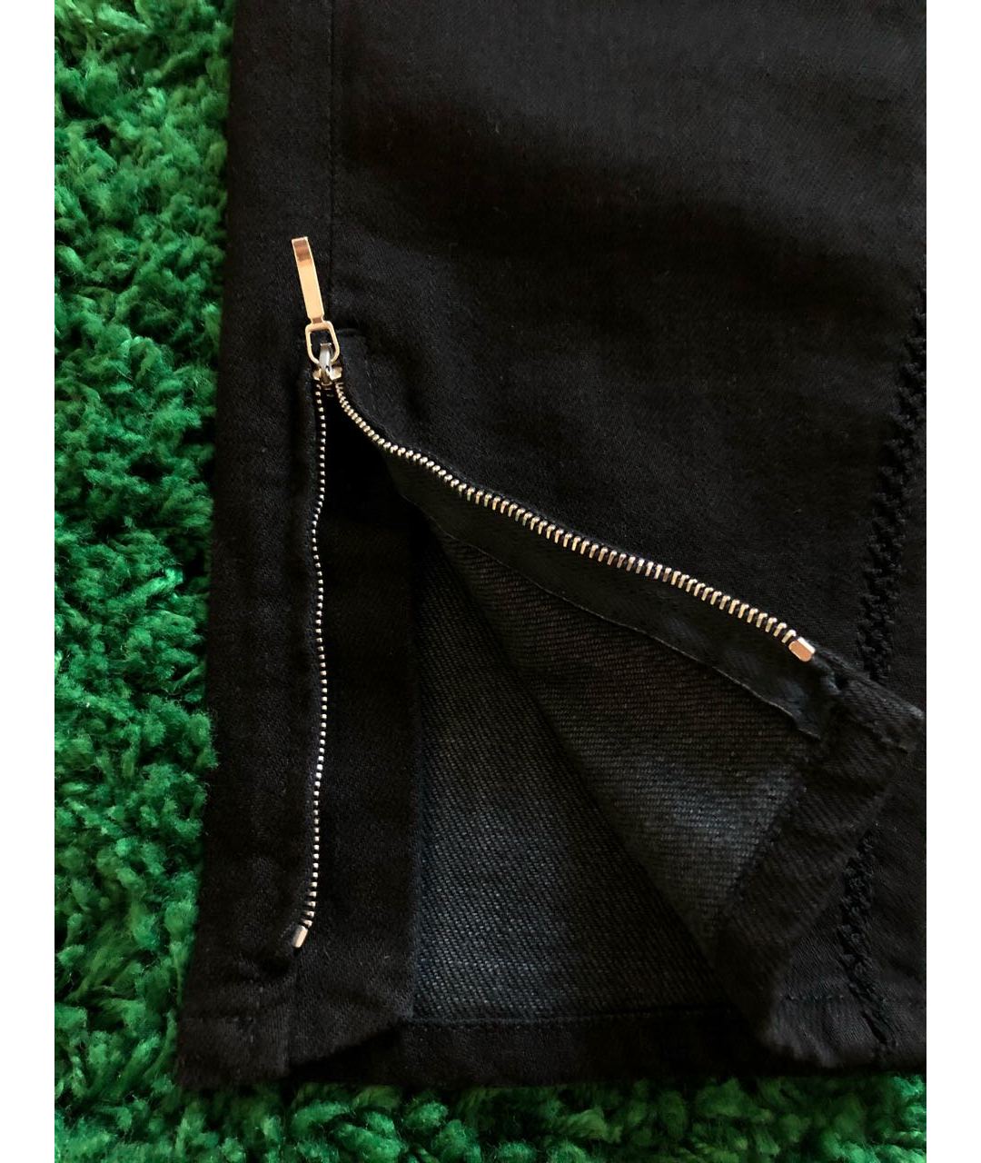 ALEXANDER MCQUEEN Черные хлопко-эластановые джинсы слим, фото 8
