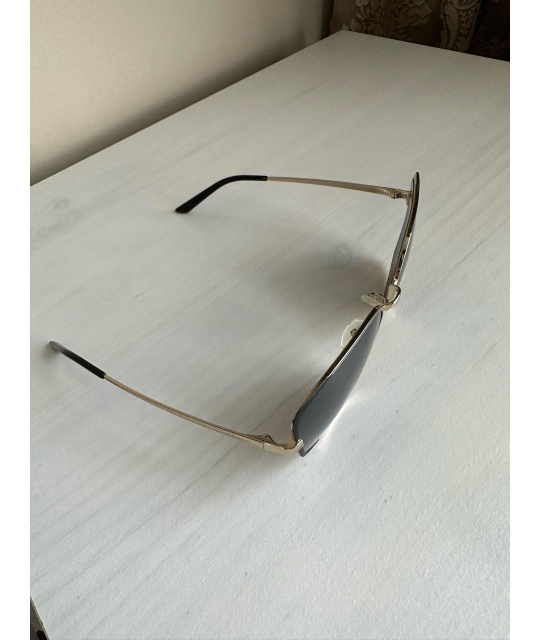 PRADA Черные металлические солнцезащитные очки, фото 2