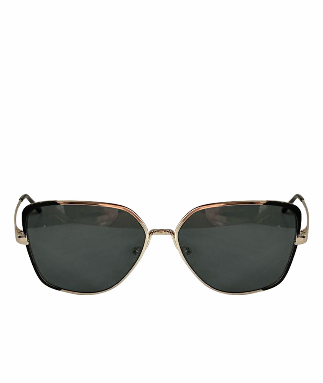 PRADA Черные металлические солнцезащитные очки, фото 1