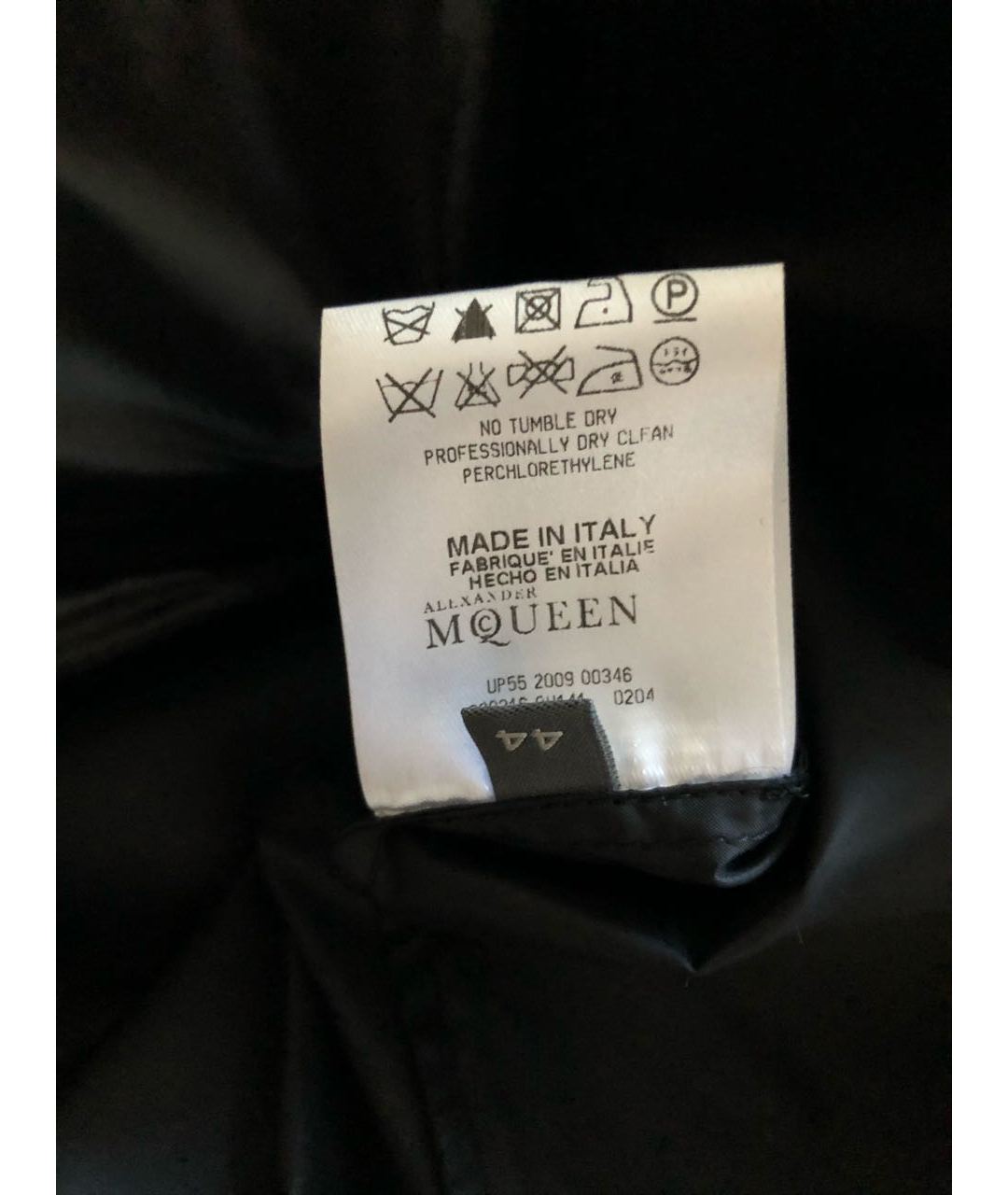 ALEXANDER MCQUEEN Черная полиамидовая рубашка, фото 4