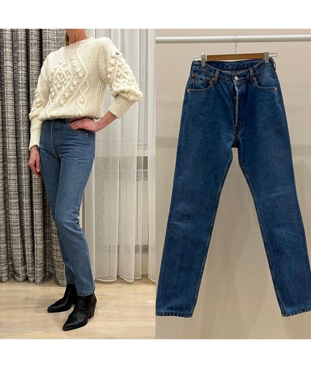 LEVI'S Темно-синие джинсы слим, фото 2