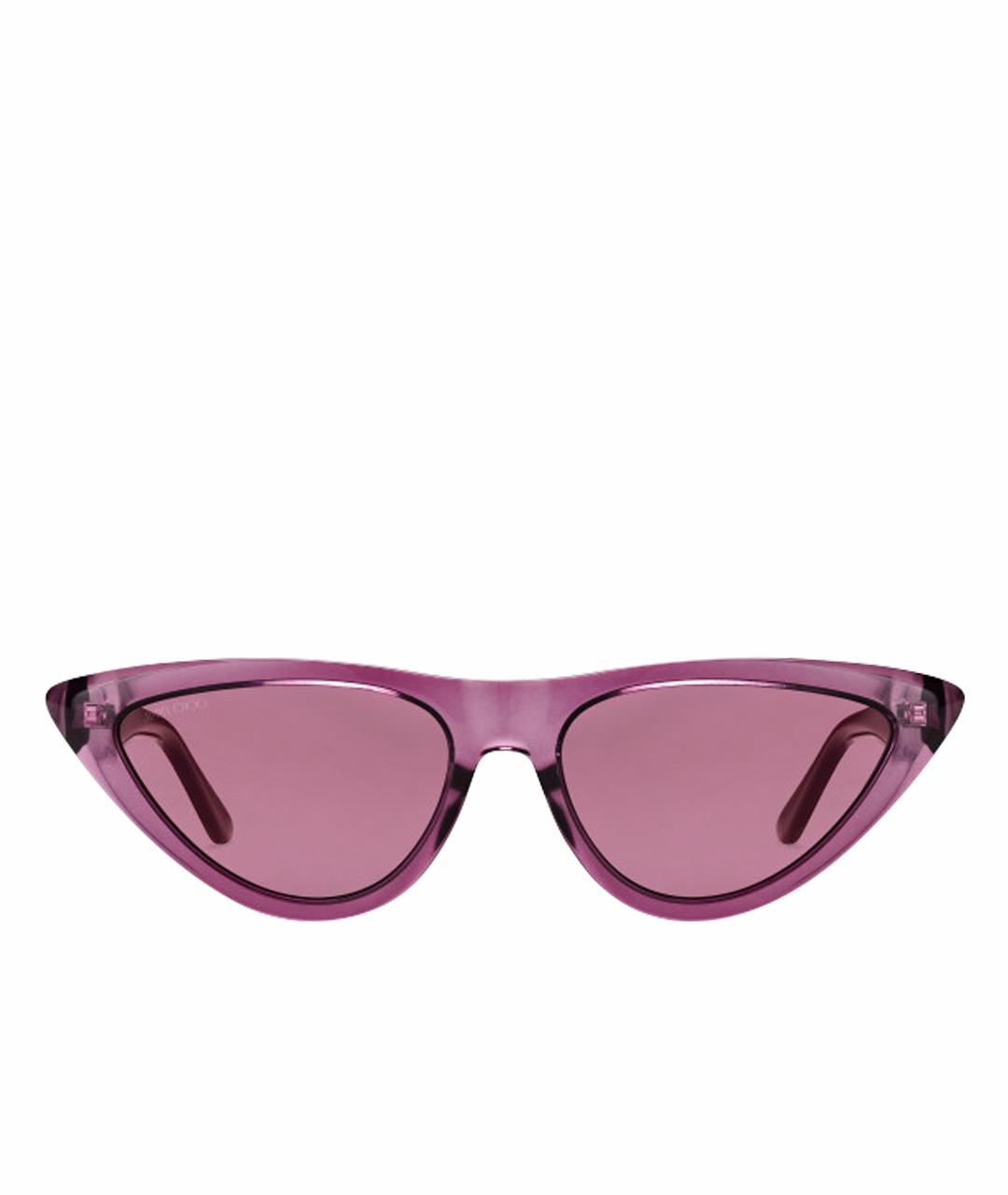 JIMMY CHOO Фиолетовые пластиковые солнцезащитные очки, фото 1