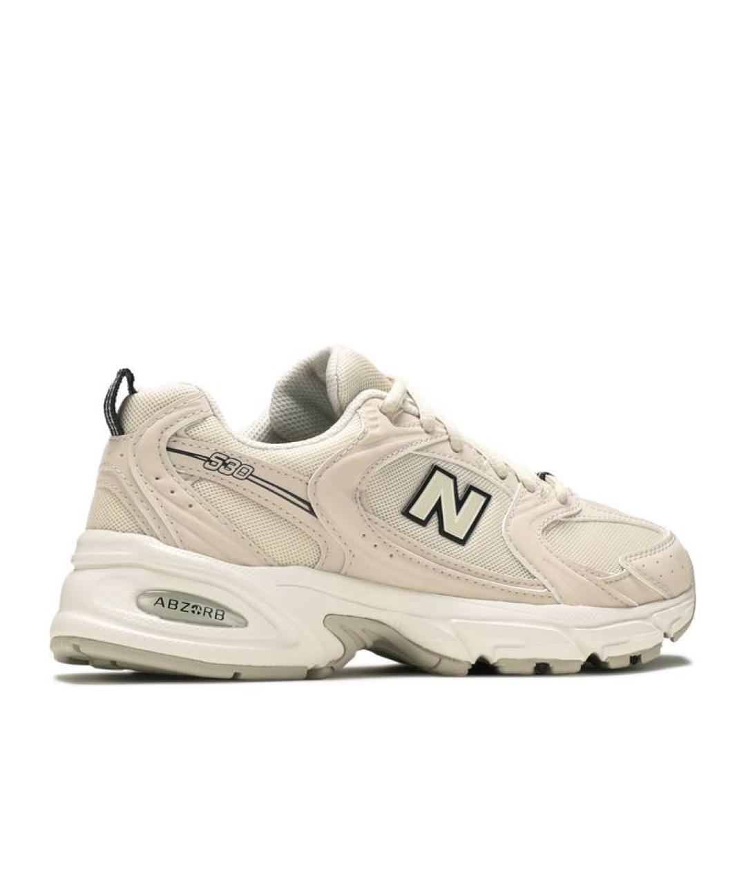 NEW BALANCE Бежевые текстильные кроссовки, фото 3