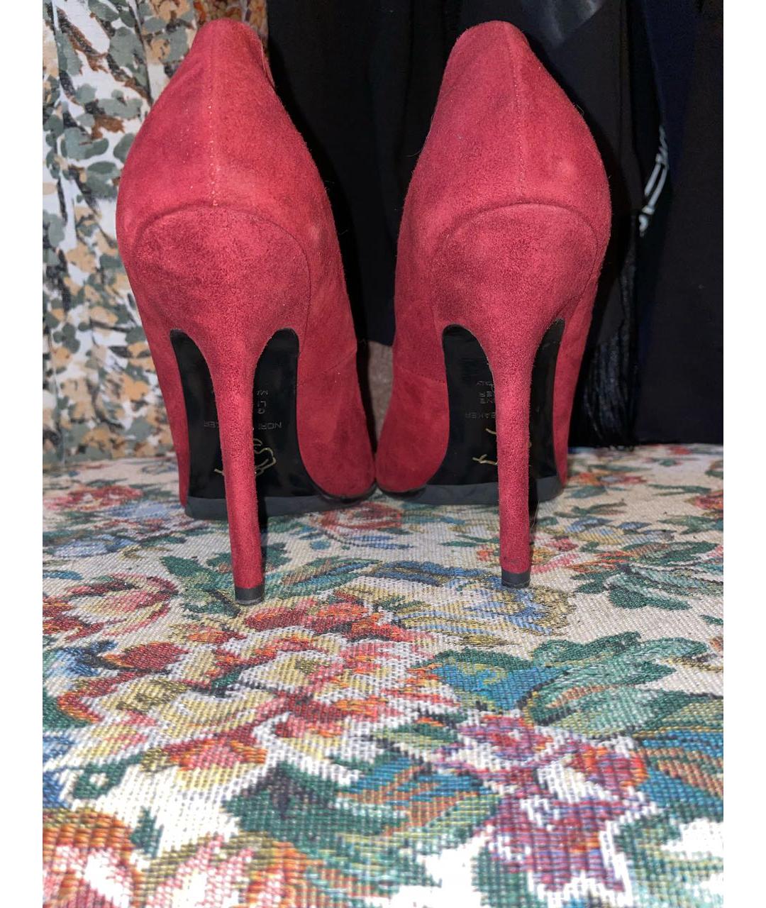 J Baker Красные замшевые туфли, фото 4